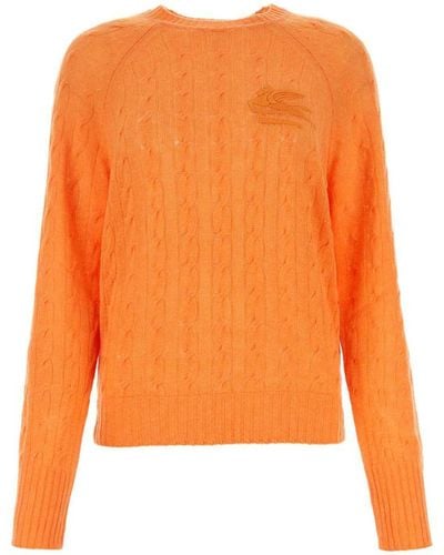 Etro Cashmere Sweater - Orange