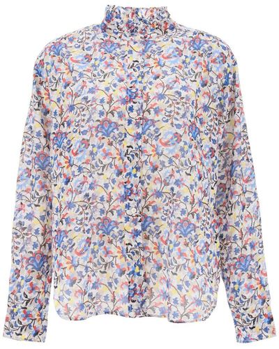 Isabel Marant Organic Cotton 'Gamble' Shirt - Multicolour