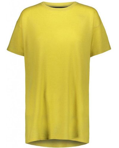 Frenckenberger Cashmere T-shirt Clothing - Yellow