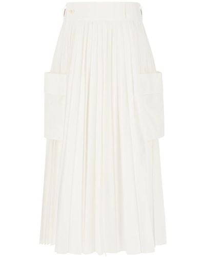 Sacai Skirts - White