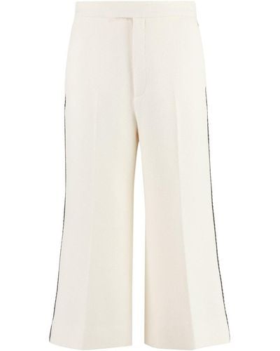 Gucci Tweed Trousers - Natural