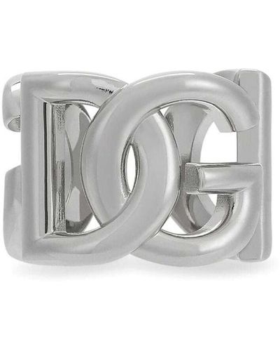 Dolce & Gabbana Dg Logo Ring - White