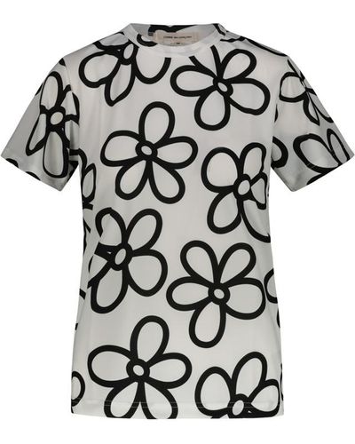 Comme des Garçons All-over Floral Print T-shirt Clothing - White