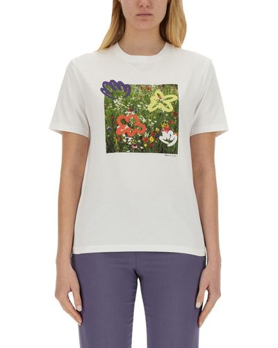 PS by Paul Smith Wildflowers T-Shirt - Green