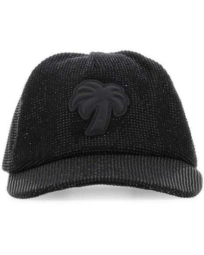 Palm Angels Big Palm Cap Black/black