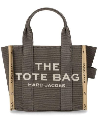 Marc Jacobs The Jacquard Small Tote Bronze Handbag - Green