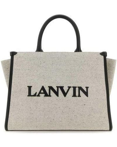 Lanvin Shopping Bags - Natural