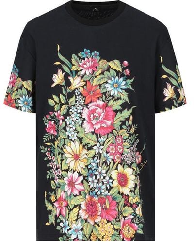 Etro T-Shirts And Polos - Black