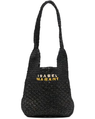 Isabel Marant Small Praia Shoulder Bag - Black