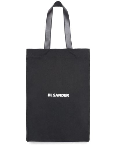 Jil Sander Canvas Tote Bag - Black