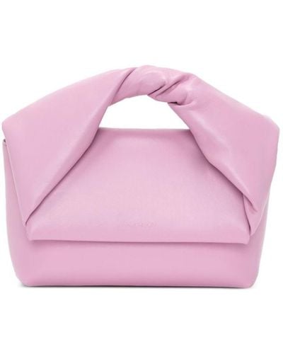 JW Anderson Medium Twister Leather Bag - Pink
