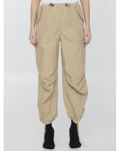 R13 Balloon Army Trousers - Natural