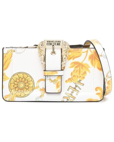 Versace Jeans Couture Couture Chain-print Crossbody Bag - Metallic