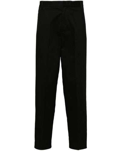 Emporio Armani Cotton Chino Pants - Black