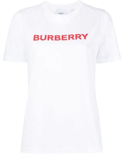 Burberry Logo-print Cotton T-shirt - White