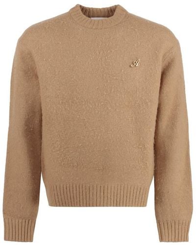 Axel Arigato Wool And Cashmere Blend Sweater - Natural