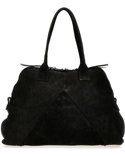 Giorgio Brato Leather Travel Bag - Black
