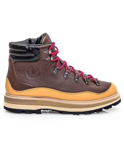 Moncler Peka Trekking Boots - Brown