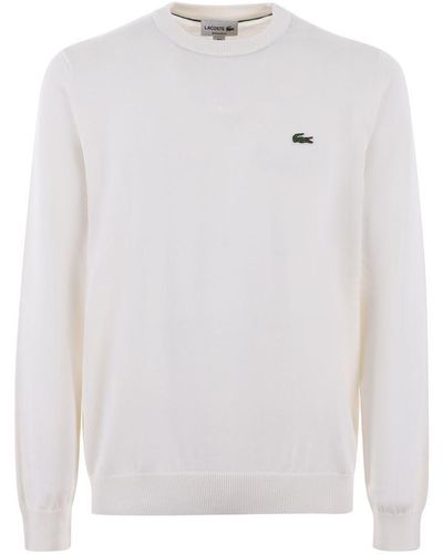 Lacoste Sweaters - White