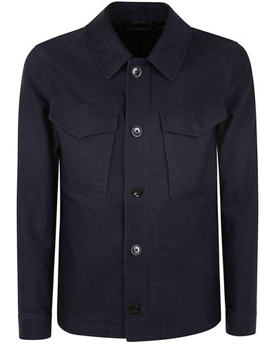 Tom Ford Outwear Outer Shirt Clothing - Blue