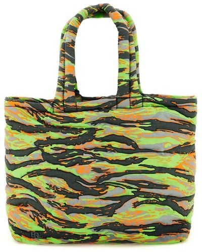 ERL Camouflage Puffer Bag - Green
