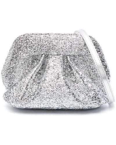 THEMOIRÈ Gea Sparkling Clutch Bag - Gray