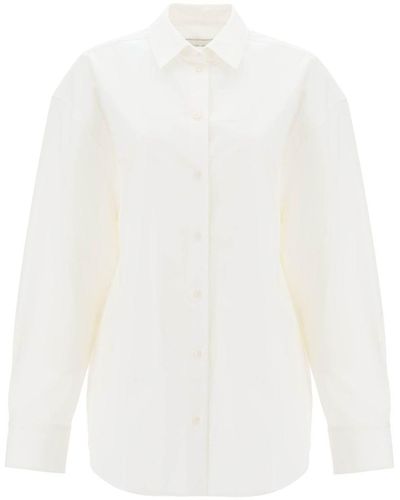 Loulou Studio 'espanto' Oversized Cotton Shirt - White