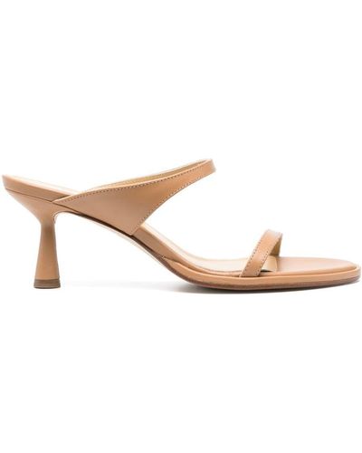 Aeyde 70mm Leather Sandals - Pink