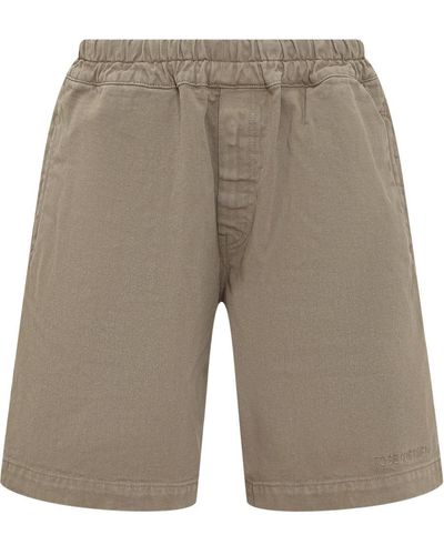 14 Bros Short Trousers With Pockets - Grey