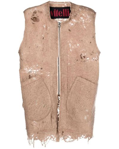 VITELLI Doomboh Vest Clothing - Natural