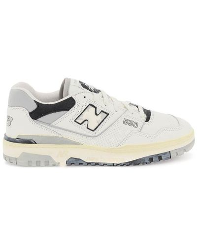 New Balance Vintage-Effect 550 Trainers - White