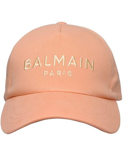 Balmain Cotton Hat - Pink