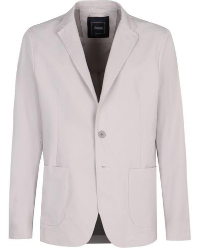 Herno Single-Breasted Two-Button Jacket - Pink