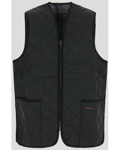 Barbour Quilted Reversible Waistcoat - Black