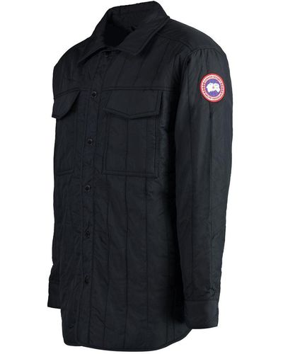 Canada Goose Carlyle Technical Fabric Overshirt - Blue