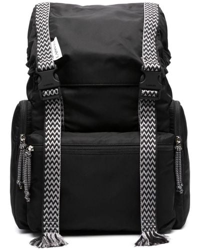 Lanvin Curb Strap-detail Backpack - Black