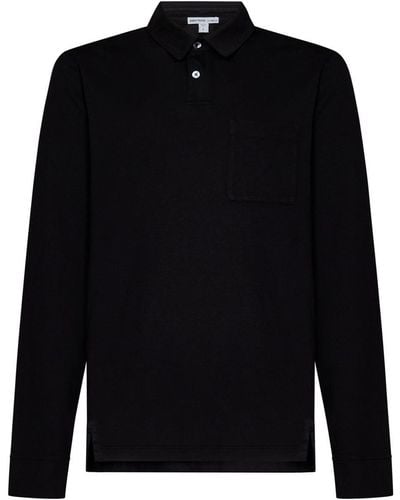 James Perse Polo Shirt - Black