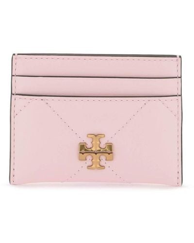 Tory Burch Kira Card Holder With Trapezoid - Pink
