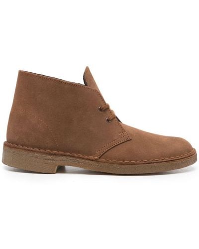 Clarks Desert Boots Shoes - Brown