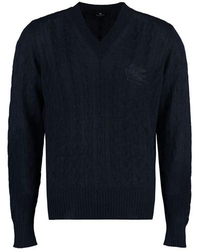 Etro Cashmere Sweater - Blue