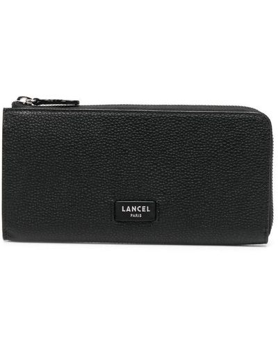 Lancel Slim Zipper Wallet Accessories - Black