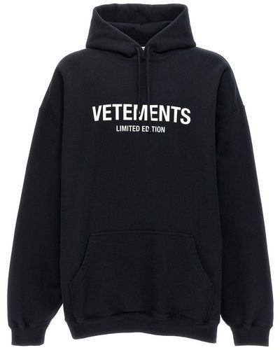 Vetements 'Limited Edition Logo' Hoodie - Blue