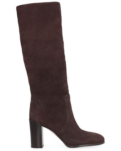 MICHAEL Michael Kors Luella Suede Knee High Boots - Brown