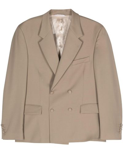 Paura Cassel Doublebreasted Jacket - Natural