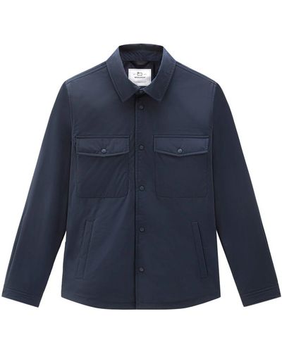 Woolrich Alaskan Overshirt Clothing - Blue