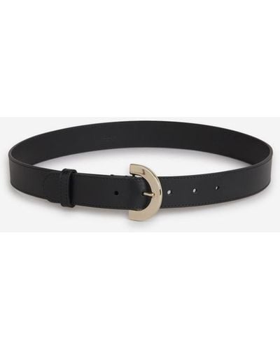 Chloé Smooth Leather Belt - White