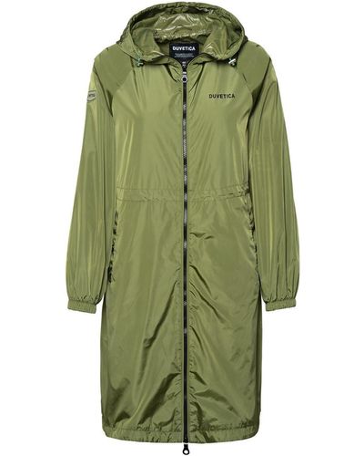 Duvetica 'Risna' Polyamide Raincoat - Green