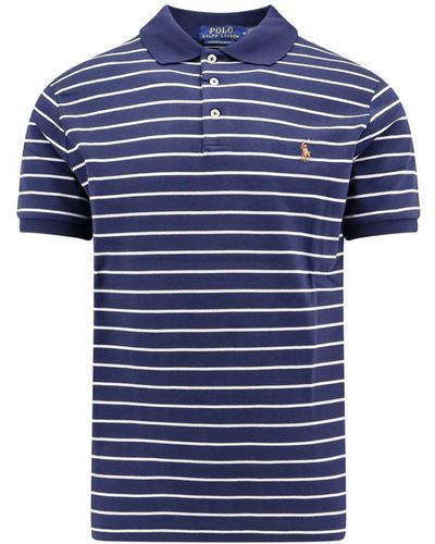 Polo Ralph Lauren Striped Polo Shirt - Blue