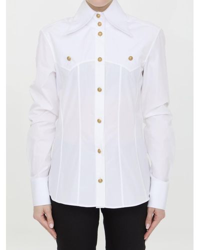 Balmain Western Shirt - White