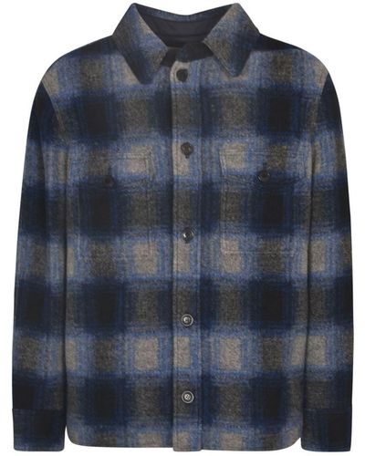 Isabel Marant Plaid Check-pattern Shirt - Blue